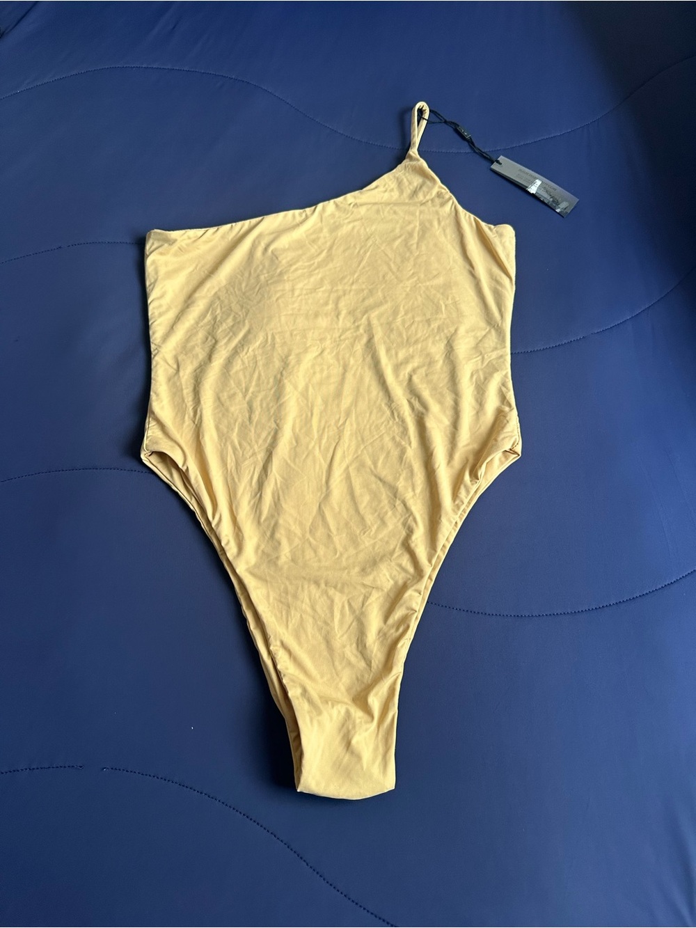 Myra Swim One-Piece Asymmetric Yellow Swimsuit